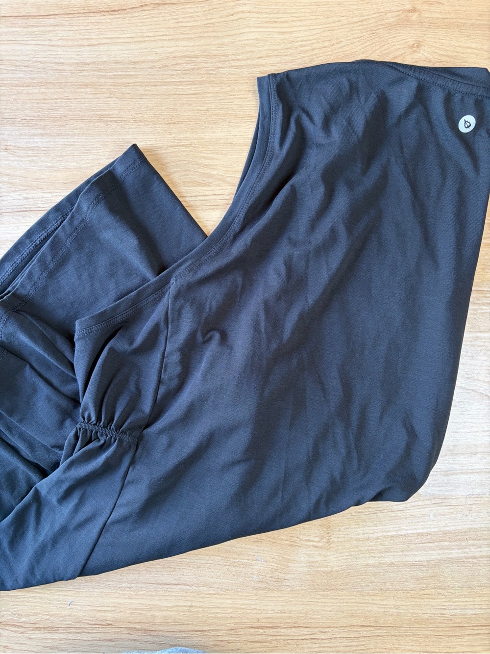 Baleaf Black V Neck Ruched Side Peplum Flowy Sleeveless Tank Top Women 3XL